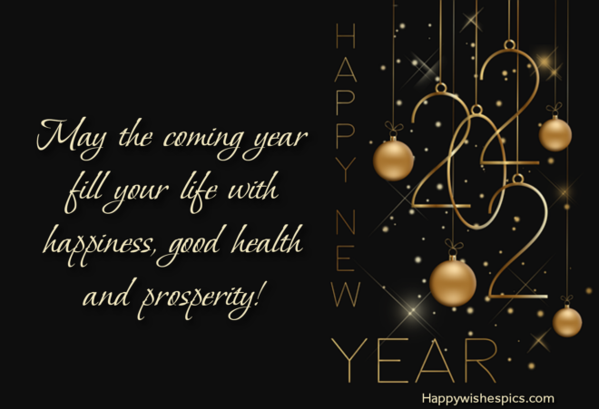 Happy New Year 2022 Wishes, Greetings Images 