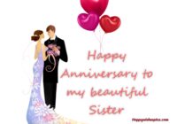 Sister Marriage Anniversary Wishes Images