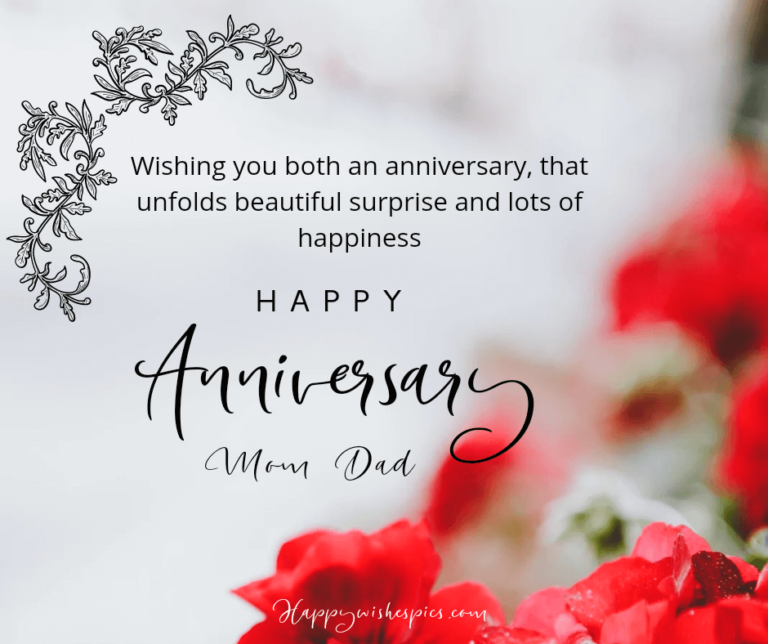 How To Wish Mom And Dad Happy Anniversary