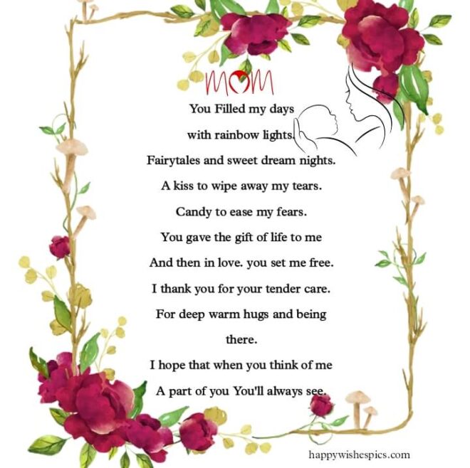 Happy Mothers Day 2023 Beautiful Poems Happy Wishes