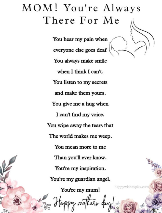 Happy Mother’s Day 2023 Beautiful Poems | Happy Wishes