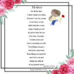 Happy Mother’s Day 2023 Beautiful Poems | Happy Wishes