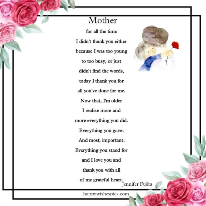 Happy Mother’s Day 2023 Beautiful Poems | Happy Wishes