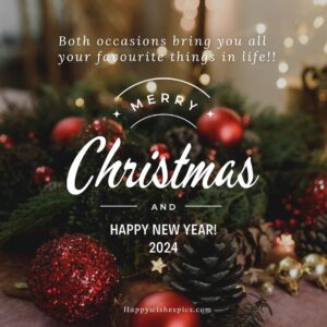 Merry Christmas Happy New Year 2024 Wishes Happy Wishes   Happy Christmas And Happy New Year Wishes 2024 300x300 