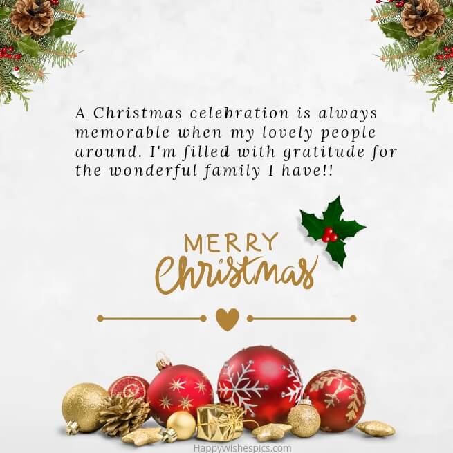 Merry Christmas 2023 Wishes For Friends & Family | Wishes Pics