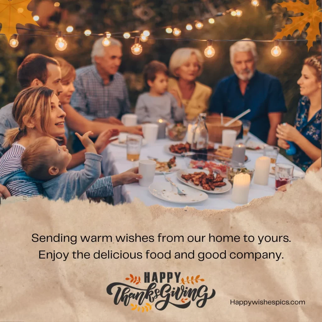 Thanksgiving Greetings From Our Family to Your