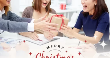 Merry Christmas 2025 Business Cards For Employees