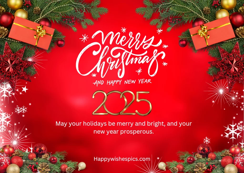 Merry Christmas and Happy New Year 2025