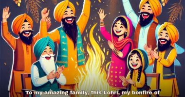 Happy Lohri Wishes For Family 2025