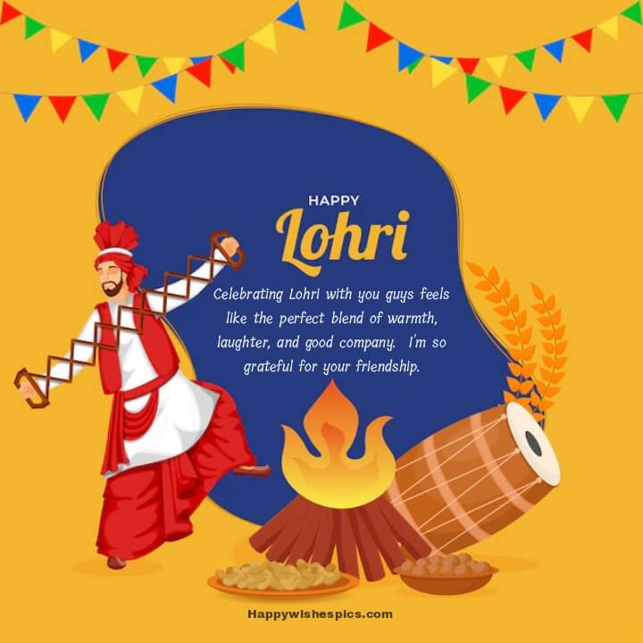 Happy Lohri Wishes For Friends 2025